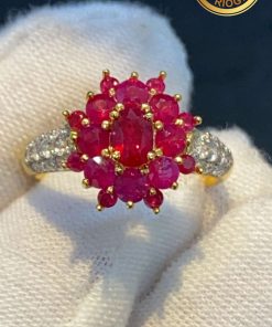 Nhẫn nữ đá ruby