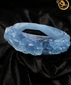 vòng đeo tay đá aquamarine