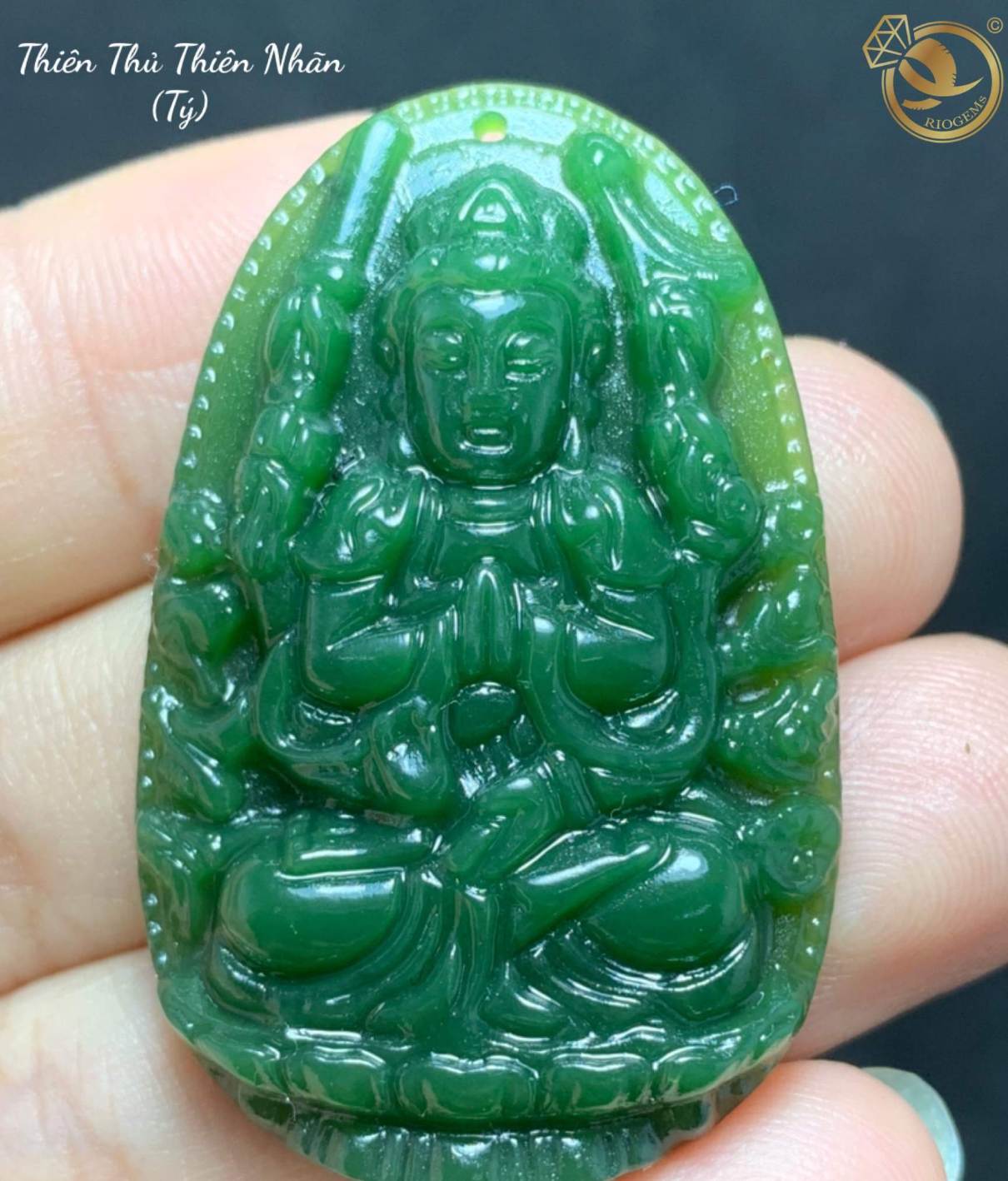Mặt Phật Thiên Thủ Thiên Nhãn đá
