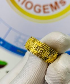 nhẫn vàng khắc chữ phạn