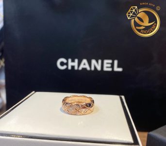 Nhẫn Chanel CoCo Crush VÀNG ITALY đính KIM CƯƠNG TỰ NHIÊN SI