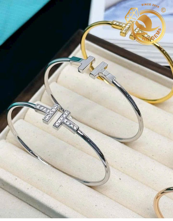 Lắc tay Tiffany & Co VÀNG ITALY 750