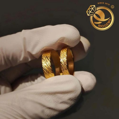 Nhẫn cưới VÀNG 18K610 (Bảng 6 - 8mm)