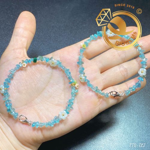 z7156618622794 4198a511d61a372135d85c95e083d6e1 Vòng tay đá quý vụn phối bạc ta 925 phong thủy